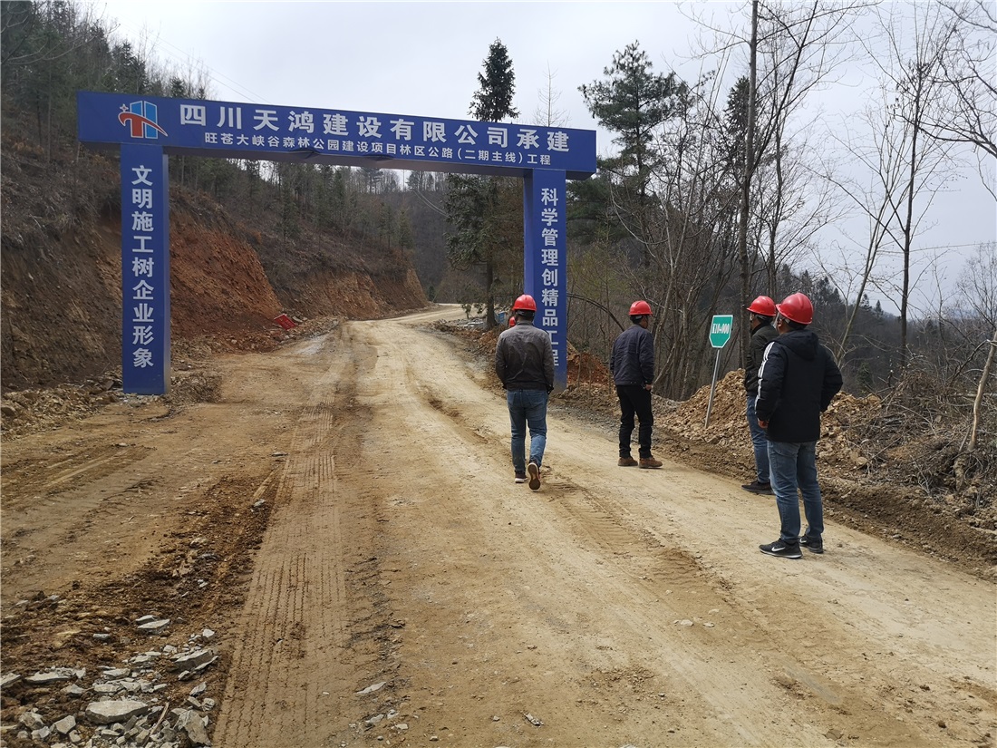 旺苍大峡谷森林公园建设项目林区公路（二期主线）